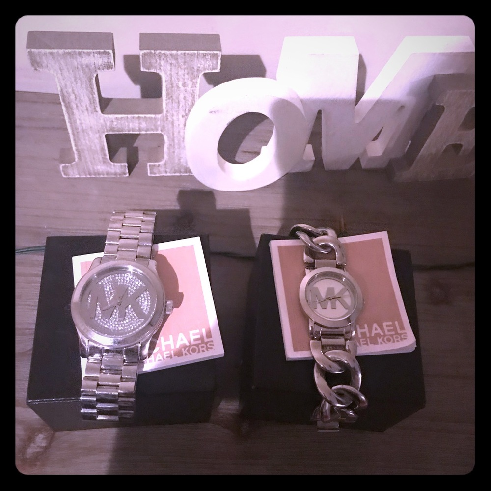 Two women’s Michael Kors watches